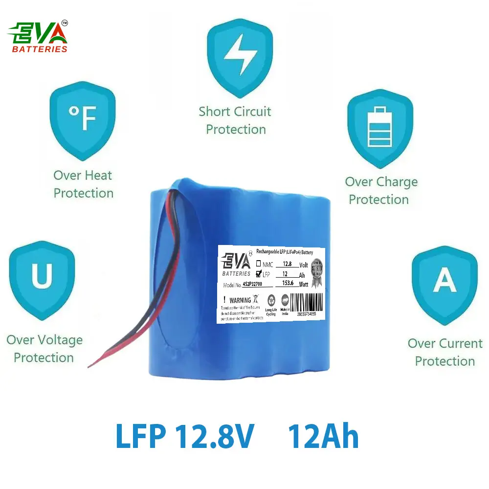12.8V 12Ah LFP Solar Battery